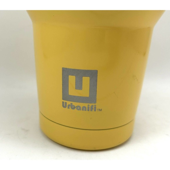 Softball‎ Tumbler 30oz Urbanifi Coffee Travel Mug Yellow Cup W/ Lid - Picture 10 of 11